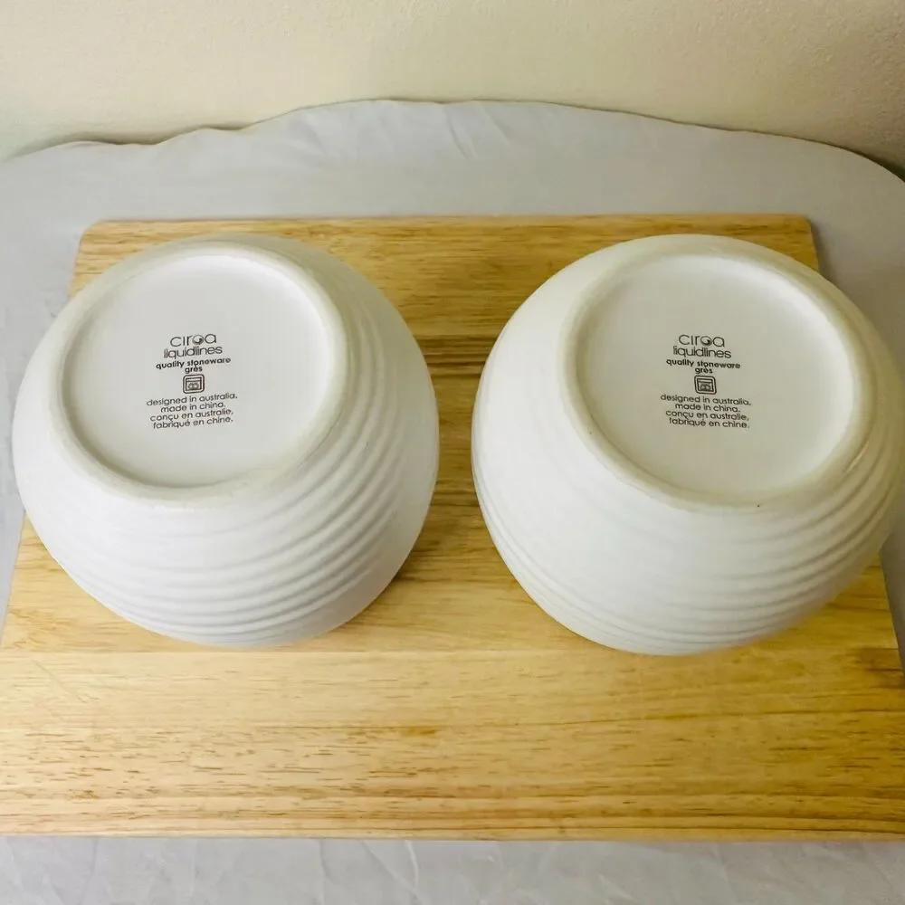 Circo Liquid Lines Ceramic Tea & Sugar Canisters with Bamboo Lids